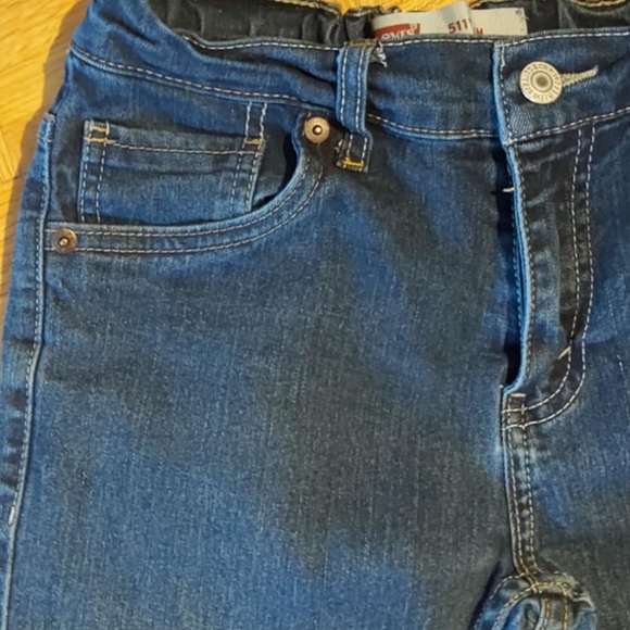 Levi 511 Slim Girls 12REG Performance light Blue Jeans - Picture 6 of 9